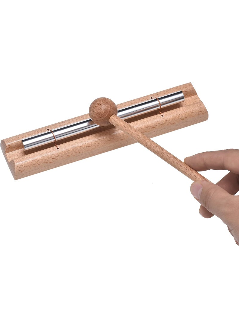 Mihey Solo Chime Musical Percussion Instrument with Mallet for Meditation Classroom Use and Sound Therapy  - Image 2