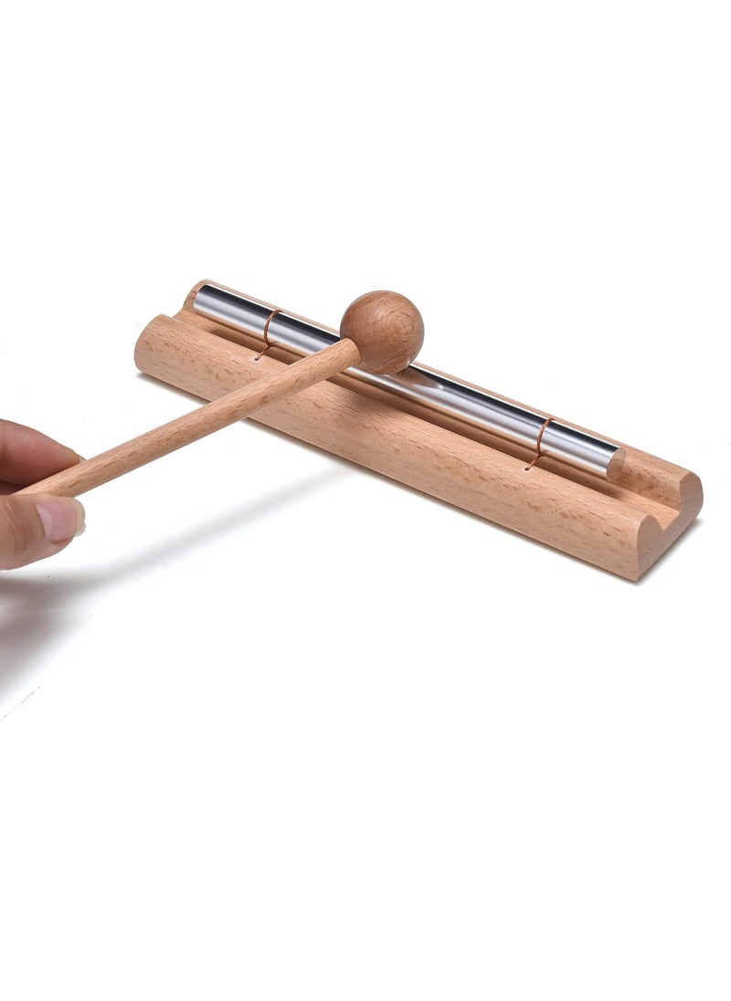 Mihey Solo Chime Musical Percussion Instrument with Mallet for Meditation Classroom Use and Sound Therapy  - Image 3