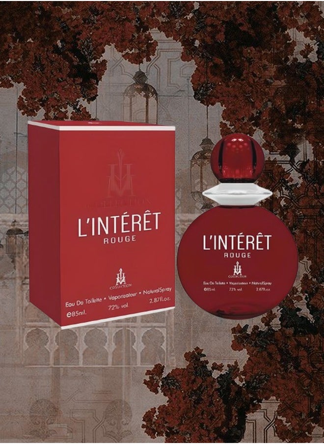 كوليكشن 5 قطع عطر لانترت روج للنساء 85 مل  - Image 2