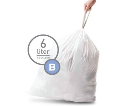 Simplehuman Bin Trash Can Bags Liners New 6l Litres Size B Box Pack of 30 - Image 2