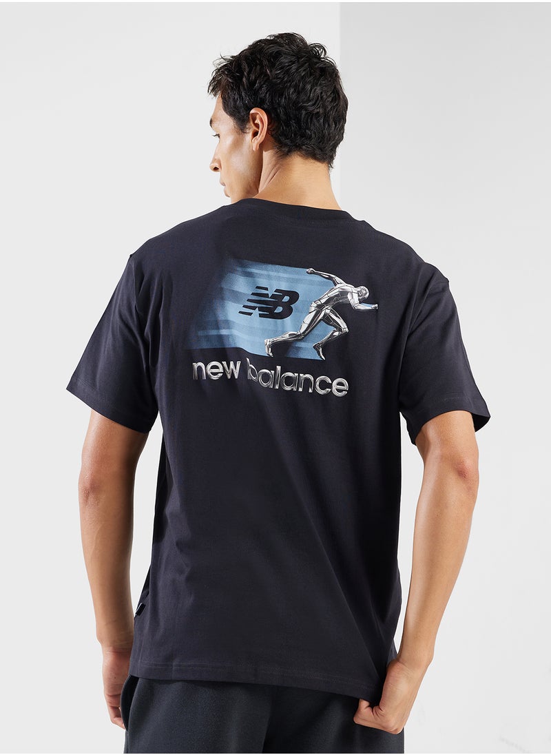 New Balance Chrome Runner T-Shirt  - Image 2