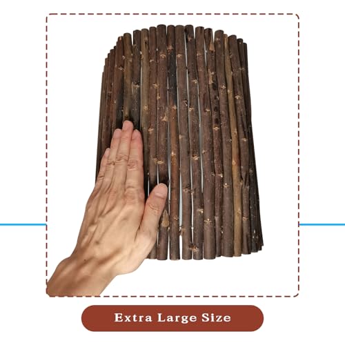 AGGQQA Guinea Pig Hideout Rabbit Hide Rat Cage Accessories Extra Large Wooden Tunnel Hut Hideaway for Pig Hideout Tortoise Hedgehog Ferret and Chinchilla - Image 3