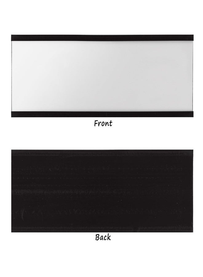 Realth C Channel Magentic Label Holders 30 Pack 2'' x 4'' with Paper Inserts and Clear Plastic Protectors, Magnetic Data Card Holders File Cabinet Labels for Metal Racks and Shelves - Image 4