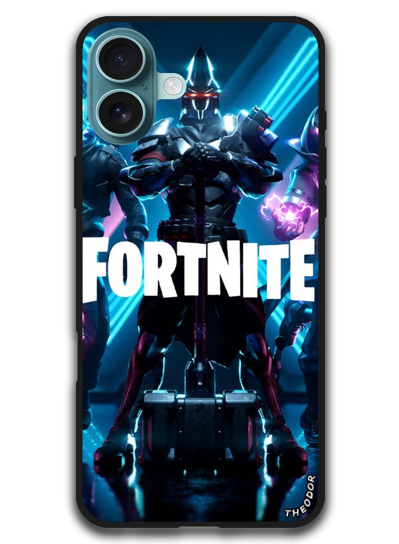 Theodor Protective Case Anti Scratch Shock Proof Bumper Cover For iPhone 16 (6.1)-inch Fortnite 1 - Image 1