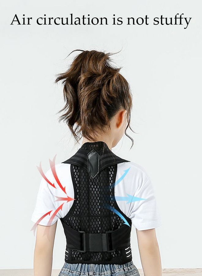 DUNISO Kid's Back Brace Posture Corrector for Girl Boy Children Hunchback Correction Belt Back Spine Support Belt Correcting Hunchback - Image 3