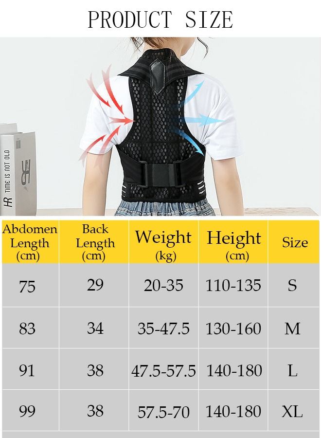 DUNISO Kid's Back Brace Posture Corrector for Girl Boy Children Hunchback Correction Belt Back Spine Support Belt Correcting Hunchback - Image 4