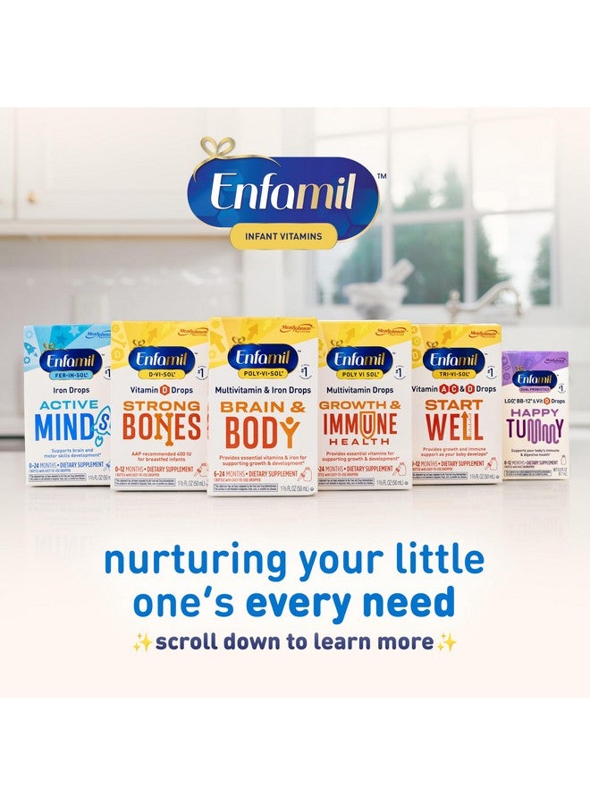 Enfamil Fer-In-Sol Iron Supplement Drops for Infants & Toddlers, Supports Brain Development, 50 mL Dropper Bottle - Image 5