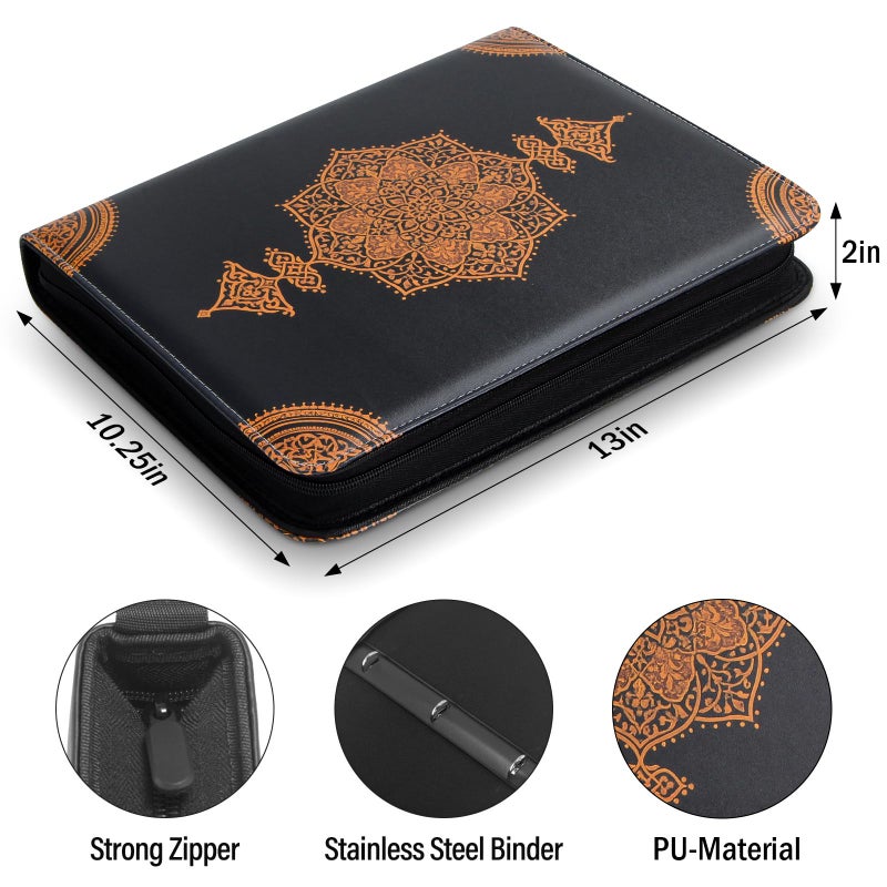 JoyHood Coin Collection Book Holder - 400 Coins Pockets+15 Bills Pockets, Coin Display Organizer Storage Album for 20/25/ 27/30/38mm Coin - Image 3