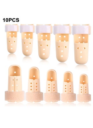 10Pcs Finger Splint, Finger Splint Mallet Finger Support Finger Splint Brace Finger Stabilizer Kit for Thumb Middle Ring Index Pinky Finger Straightener for Finger Joint 5 Sizes - pzsku/Z9BEFB29D3B52ABB60CCCZ/45/_/1733131034/5bb29963-3fa0-4606-876e-b0cd99d561d5