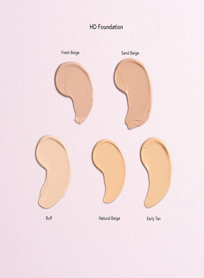 W7 | HD Foundation | Rich and Creamy Matte Formula | Medium Lasting Coverage | Available in 20 Shades | Early Tan | Cruelty Free, Vegan Liquid Foundation Makeup by W7 Cosmetics - Image 4