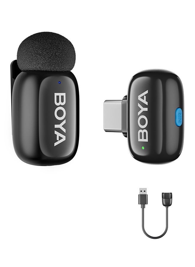 BOYA - BOYA MINI-17 Wireless Lavalier Microphone Noise Cancellation Microphone For iPhone 15/16 Android Smartphones Ultra mini microphone with AI Voice Change, Metal Clip on Mic for Vlogging TikTok YouTube Content Creators Live Streaming Interview Recording - Image 1