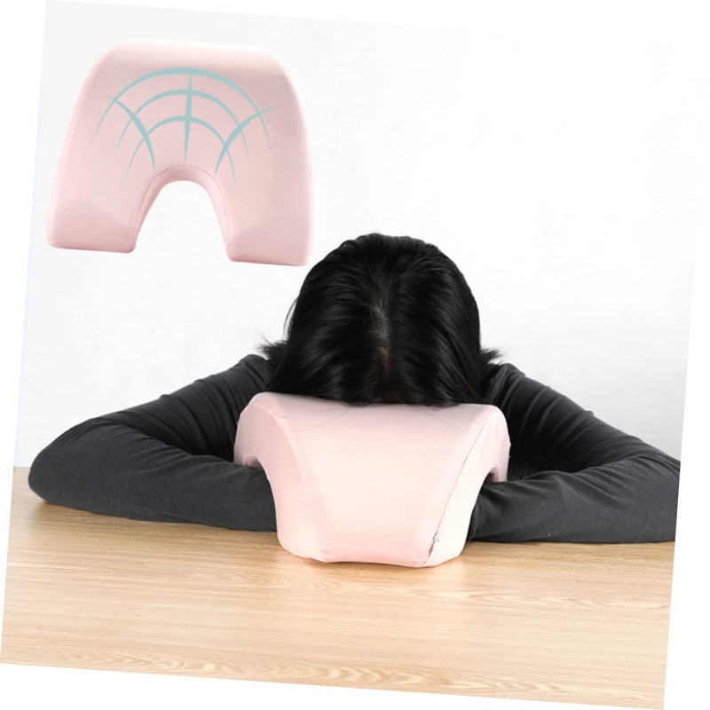 Memory Foam Neck Pillow For Office Home With Lumbar Support Arm Rest Pain Relief - Image 5