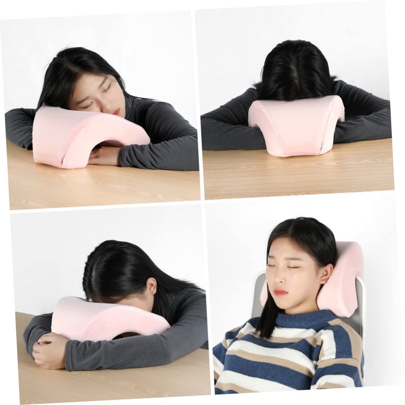 Memory Foam Neck Pillow For Office Home With Lumbar Support Arm Rest Pain Relief - Image 4