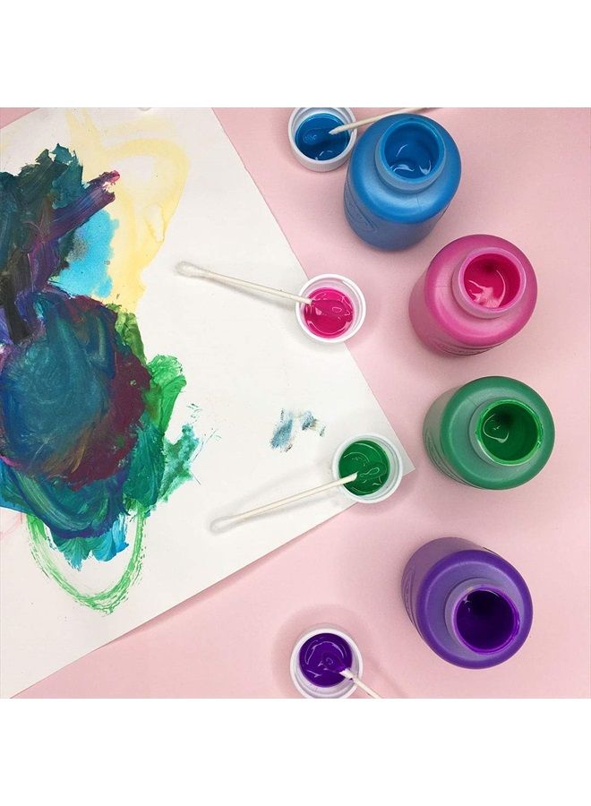 Swisspers Cotton Swabs, 100% Cotton Double-Tipped, White Plastic Sticks, 300 Count Package - Image 4