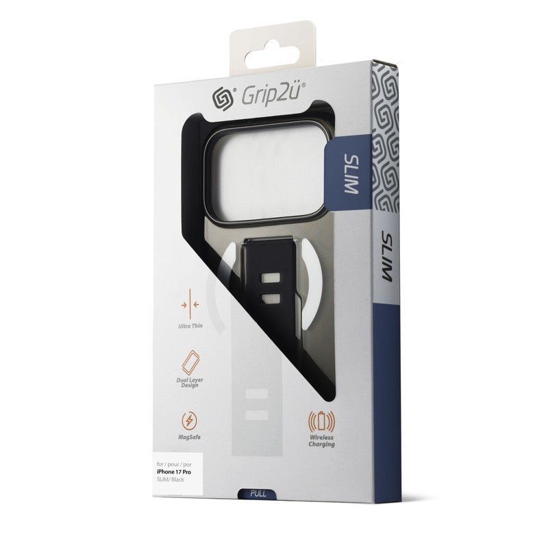 Grip2U iPhone 17 Pro SLIM Black – Premium Protective Accessory, Durable Material, Shock Resistant - Image 2