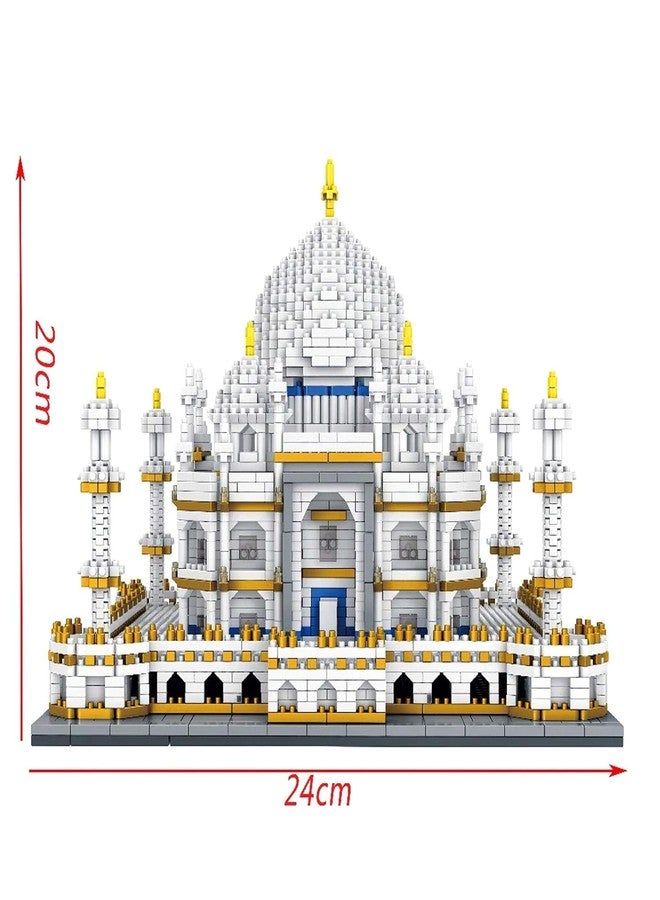 Magicwand DIY 3950 Pcs TAJ Mahal Building Blocks for Kids & Adults【Pack of 1】【White】 - Image 4