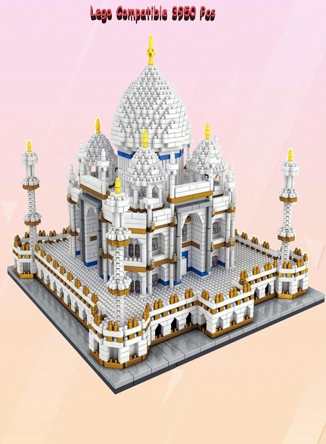Magicwand DIY 3950 Pcs TAJ Mahal Building Blocks for Kids & Adults【Pack of 1】【White】 - Image 2