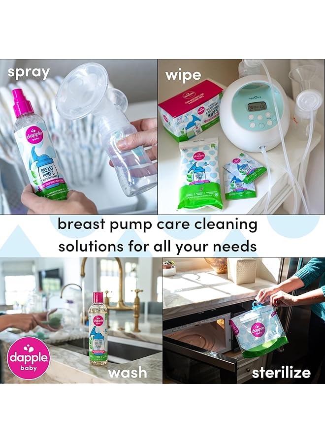 إيروريكس مناديل مبللة لمضخة الثدي للأطفال، 25 منديلًا نباتيًا خاليًا من العطور ومضاد للحساسية - Image 5