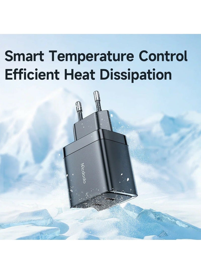 مكدودو شاحن سريع بقوه 40 وات PD بعدد 2 مدخل Type-c - Image 4