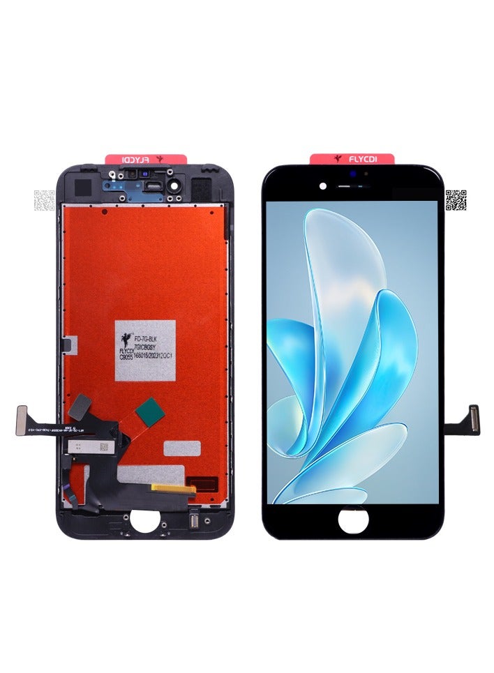 فلاي سي دي اي  FLYCDI For iPhone 7 INCELL Black, LCD Display Screen Replacement Kit with Installation Tools, High Brightness, Wide Color Gamut, Mobile Phone Repair Parts - Image 1