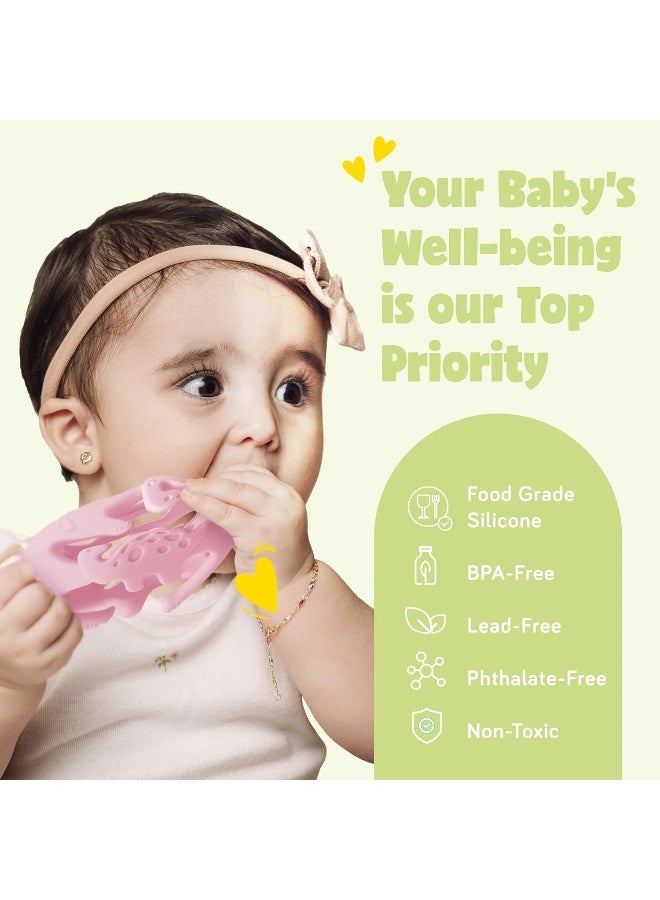 Ashtonbee Silicone Sensory Teething Dino Ball - Image 5