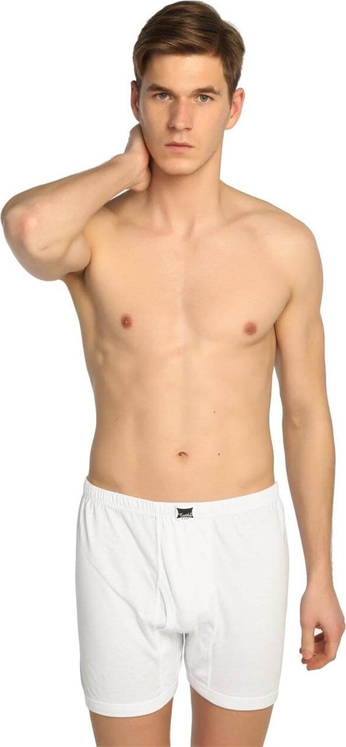 Tutku Ribana 12 Pack Men's 100% Cotton Leg Panties  - Image 5