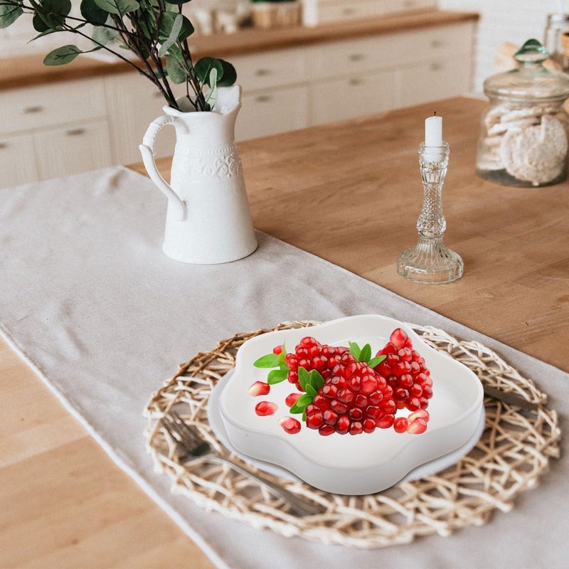 Cabilock Egg Design Ceramic Plate  Cute Small Dessert Plate for Salad Snacks Breakfast Kids Easter 59 Inch - Image 4