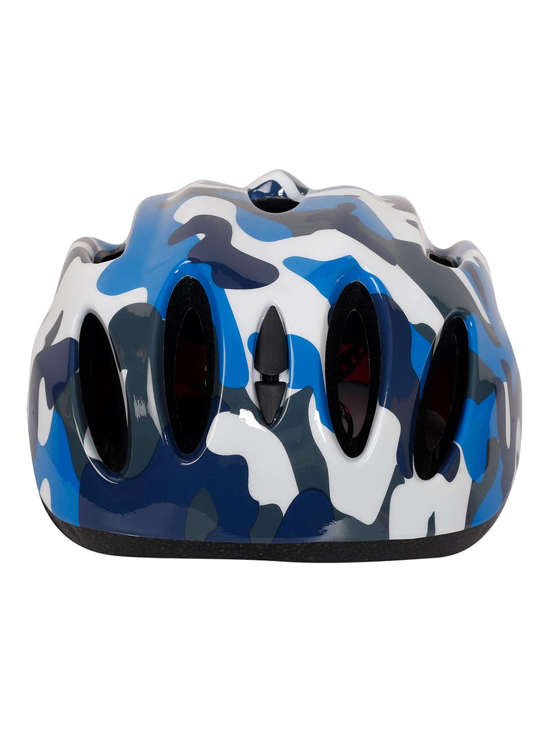 FABSPORTS Camouflage Printed Safety Helmet for Kids-Boys & Girls (5-12 Years), Light Weight Bicycle/Bike Helmet, Adjustable Size, Superior Ventilation for Cycling/Skating/Skate Boarding - Image 2