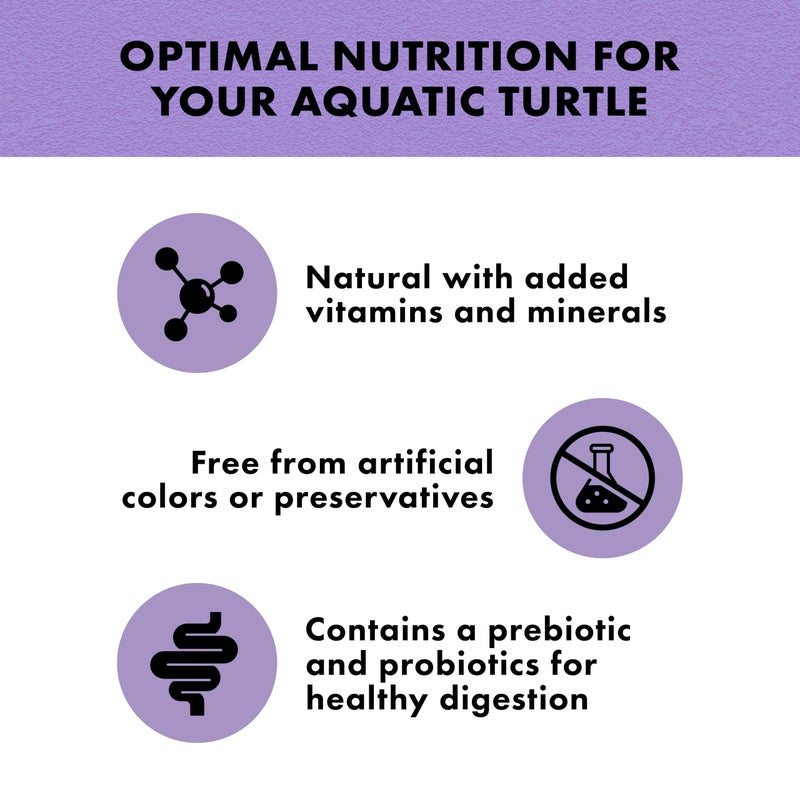 Zilla Pet Aquatic Turtle Sticks, Natural with Added Vitamins and Minerals, Nutrient-Rich Floating Food for Turtles, 1 lb - Image 3