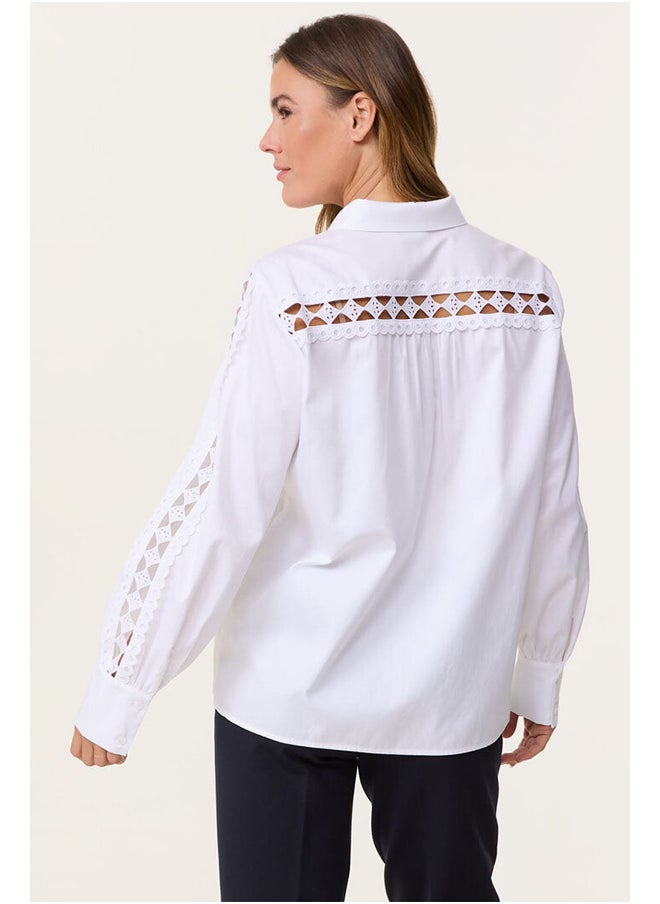 GERRY WEBER - Embroidered Long Sleeve Shirt - Image 1
