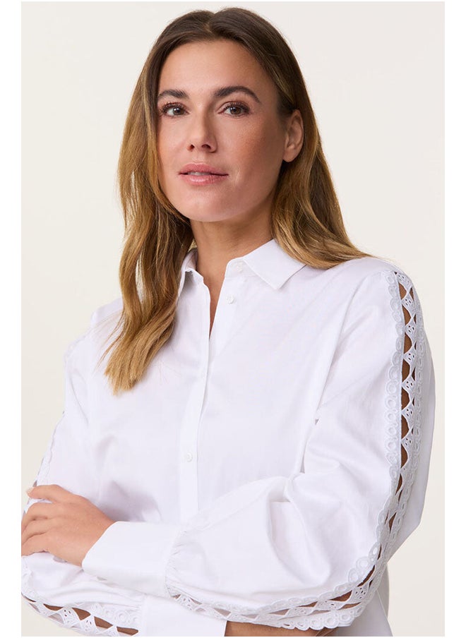 GERRY WEBER - Embroidered Long Sleeve Shirt - Image 1