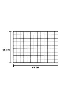 Franklite Franklite Iron Square shape hanging Grid frame for home Decoration wall photog collage photo key as per your requirement 85x 55 cm Black  - Image 5