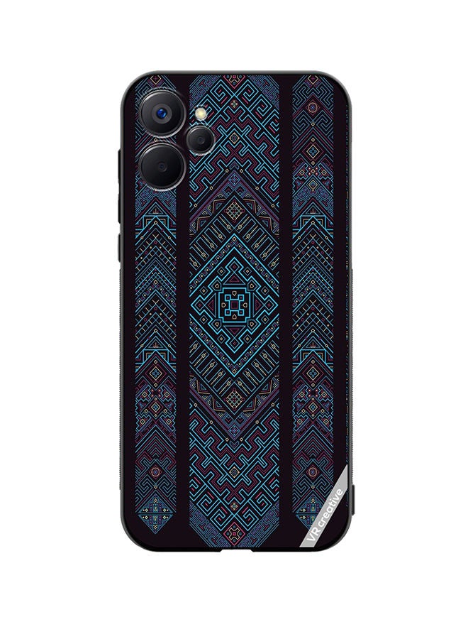 VR CREATIVE Protective Case Cover For Realme 9i 5G Mandala Design Multicolour - Image 1