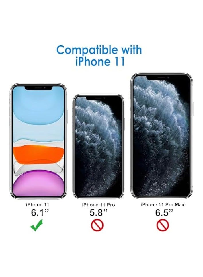 Jetech Case for iPhone 11 6.1-Inch, Non-Yellowing Shockproof Phone Bumper Cover, Anti-Scratch Clear Back (Clear) - Image 2