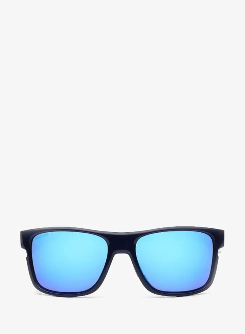 fastrack Polarized Sunglasses Blue Frame Smoke Mirror Lens 57mm  - P542BL4PV
