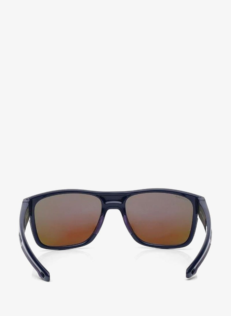 fastrack Polarized Sunglasses Blue Frame Smoke Mirror Lens 57mm  - P542BL4PV - Image 4