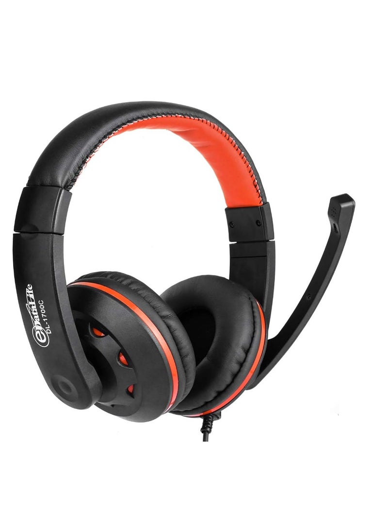 erorex Gaming Headset With Microphone Suitable For Fortnite And Online Games And For Chatting During The Game Orange Medium Dl 1700C - Image 1
