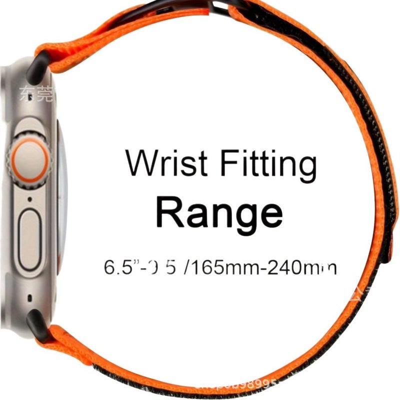 Smartwatch Band for daily smartwatch wear and replacement strap Orange Routine Use Personal Use Indoor Use On The Go Use Work Use Family Use - Image 3