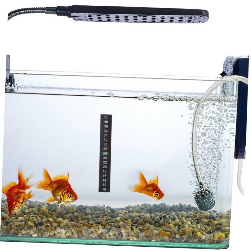 10 Pieces Thermometer Strip For Fish Tank Color Changing Liquid Temperature Sticker Accurate Digital Indication - Image 4
