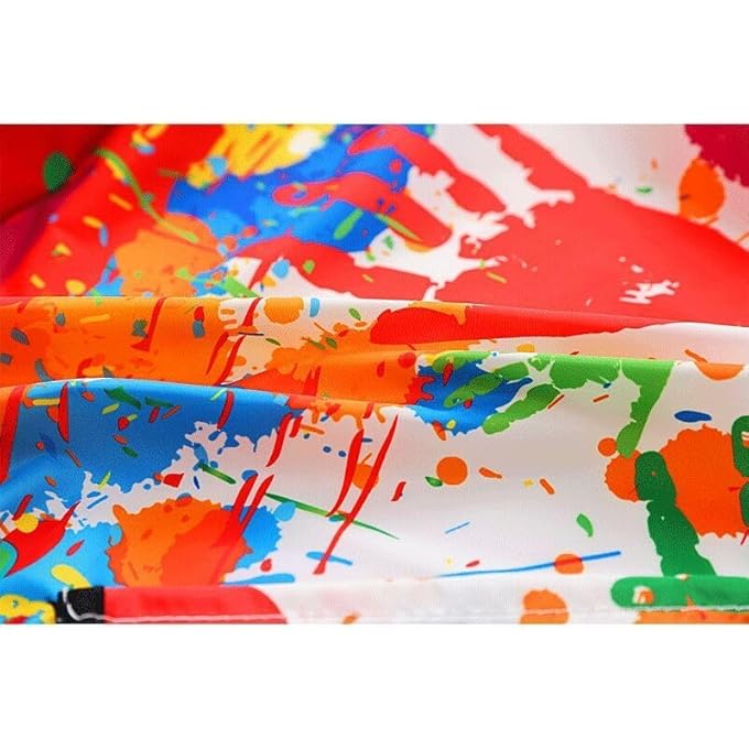 Bukela Kids Art Smock Long Sleeve Graffiti Painting Apron Toddler Waterproof Children Artist Smock with Pocket - Image 5