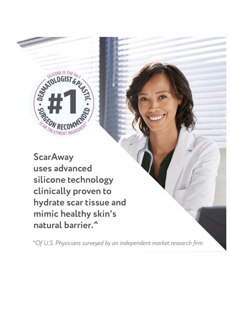 scaraway Advanced Skincare Silicone Scar Sheets For Csections 4 sheets 1 Month Supply - Image 4