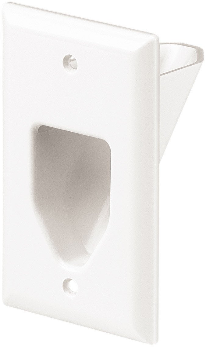 Eaton إيتون 35M1W-SP-L لوحة حائط كابل وسائط متعددة مدمجة 1-جماعة، بيضاء - Image 1