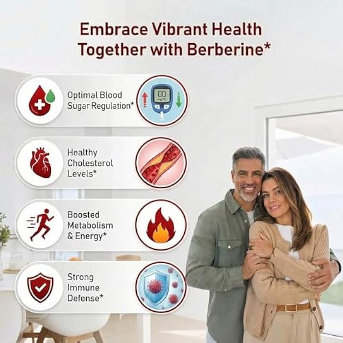 HiWell Absorfyx Berberine with Ceylon Cinnamon | Support Blood Sugar, Cholesterol Health & Immune* | Gluten-Free, Non-GMO & Vegan Berberine Supplement | 60 Capsules - Image 2