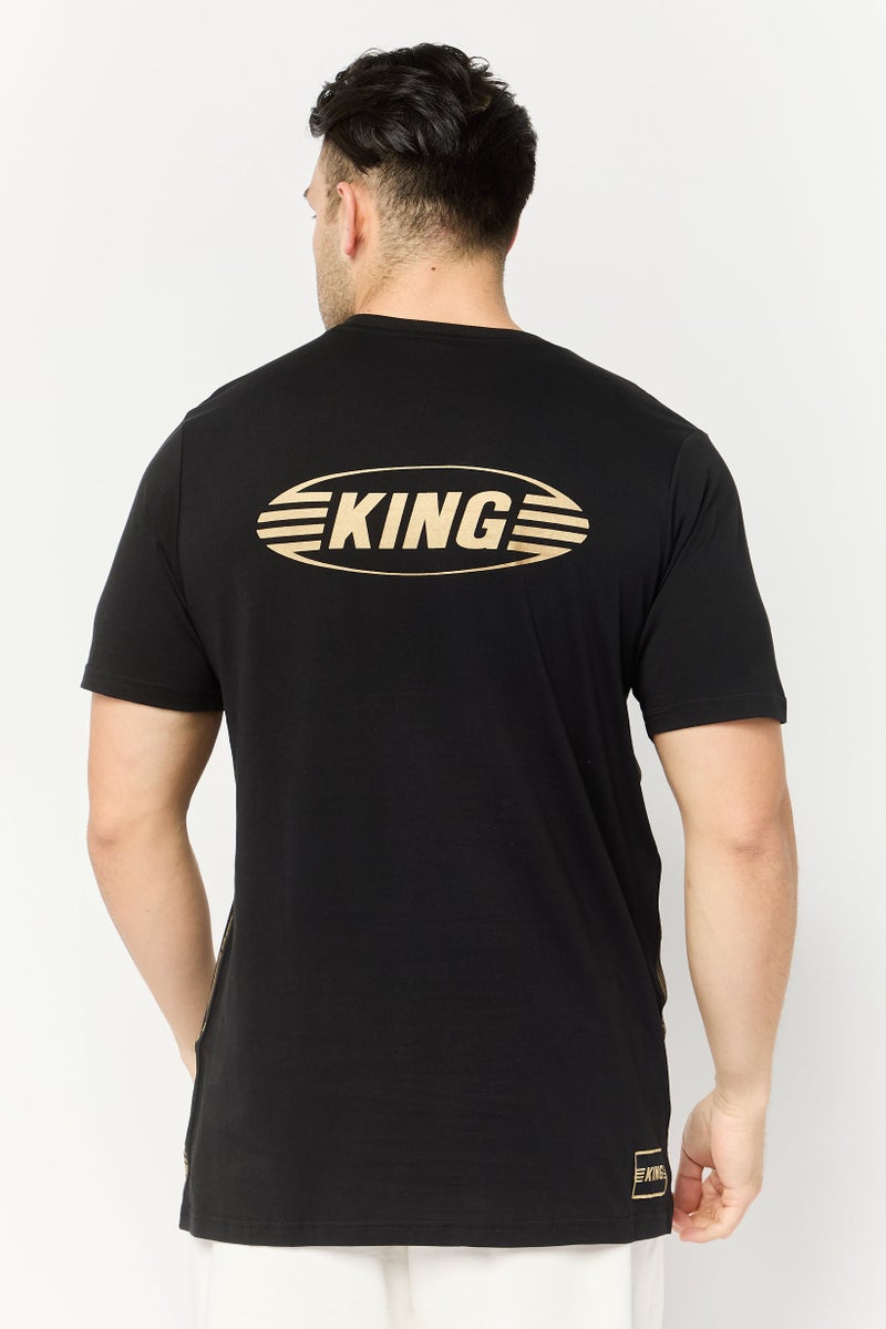 PUMA تي شيرت رياضي للرجال بأكمام قصيرة، خارجي، أسود - Image 4