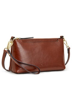 Kattee Leather Crossbody Bags For Women Trendy Small Shoulder Purses And Handbags Wristlet Clutch Wallet With 2 Straps  - Image 1