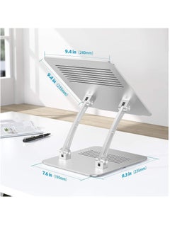 BGM Notebook Stand For Laptop up to 17 inch, Compatible for MacBook Air, Pro, Dell, Samsung, Lenovo Adjustable with Heat Vent  - Image 5