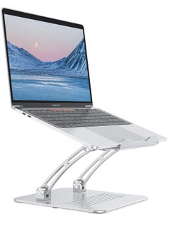 BGM Notebook Stand For Laptop up to 17 inch, Compatible for MacBook Air, Pro, Dell, Samsung, Lenovo Adjustable with Heat Vent  - Image 1