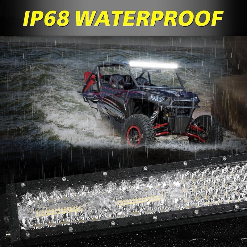 AKD Part 30 Inch LED Light Bar, 230W Spot Flood Combo Off Road Driving Light - Image 4