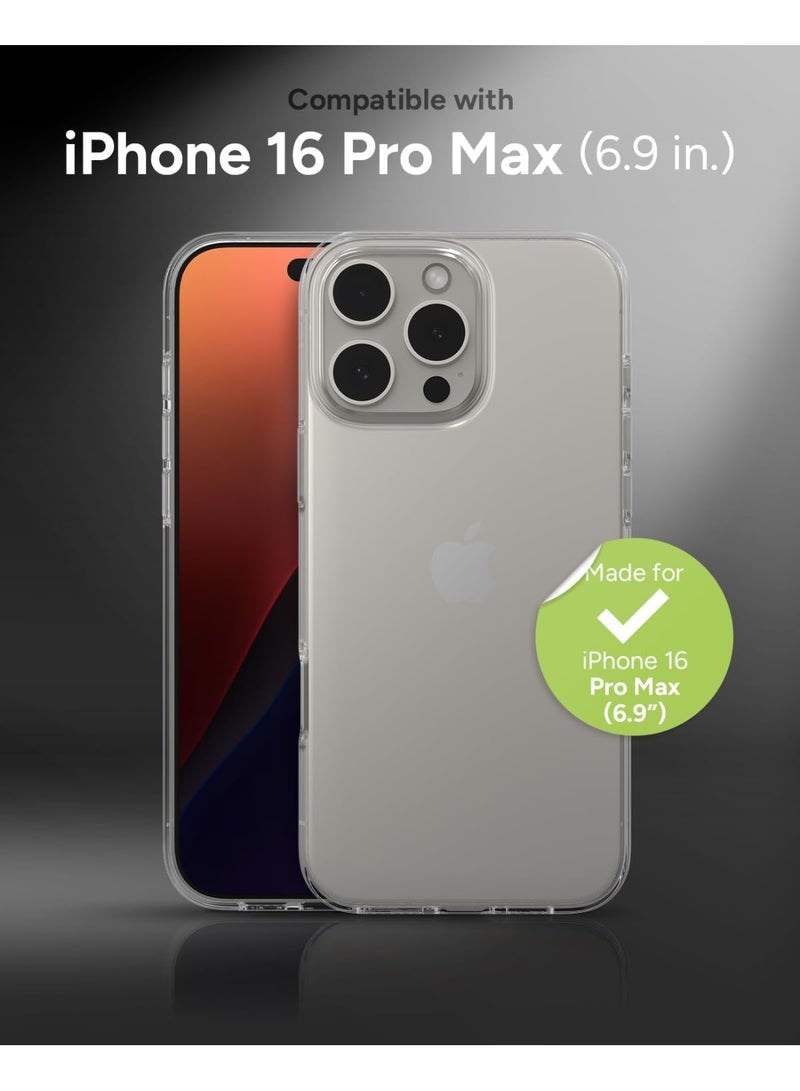 زاج جراب كريستال بالاس لايت لهاتف iPhone 16 Pro Max - نحيف للغاية، يوفر حماية فائقة من السقوط مع تعزيز الجرافين - Image 5