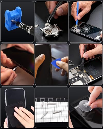 ORIA Precision Screwdriver Set, 142 in 1 Magnetic Screwdriver Kit with 120 Screwdrivers Bits, Computer Laptop Electronics Repair Tool Kit for SmartPhone, Laptop, Watches, MacBook, Tablet, Game Console - Image 5